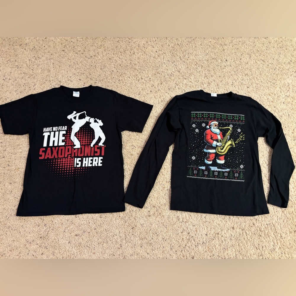 Saxophone Tees sz Men’s M